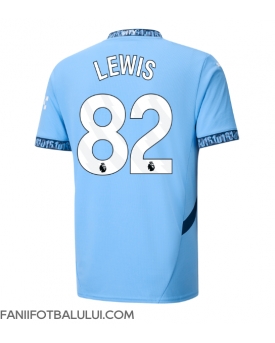 Manchester City Rico Lewis #82 Tricou Fotbal Replică 2024-25 Barbati Acasa